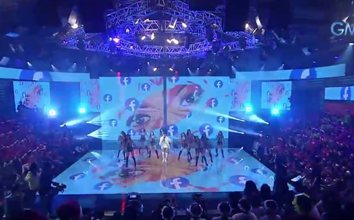 Pantalla led gigante de Absen para programa de televisión Wowowin.jpg